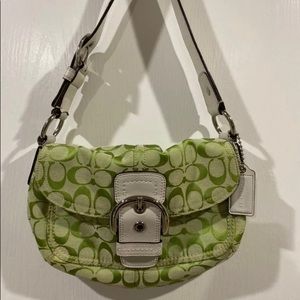 Green Coach Purse